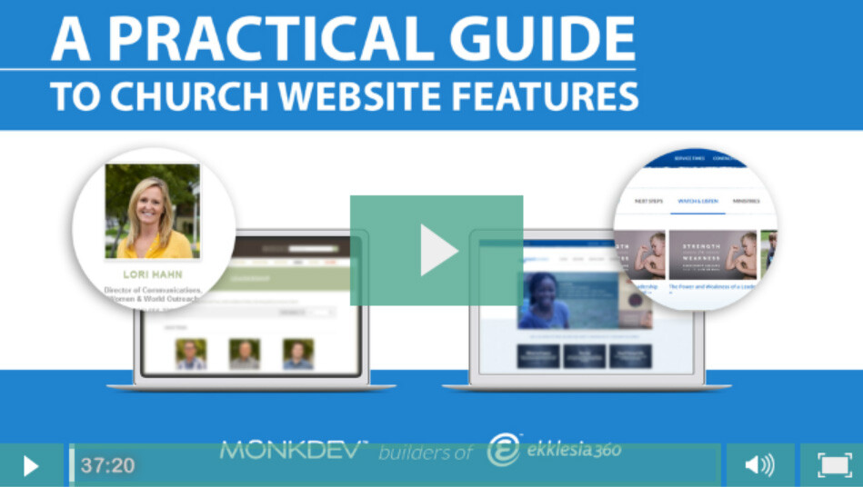 Recording A Practical Guide To Church Website Features